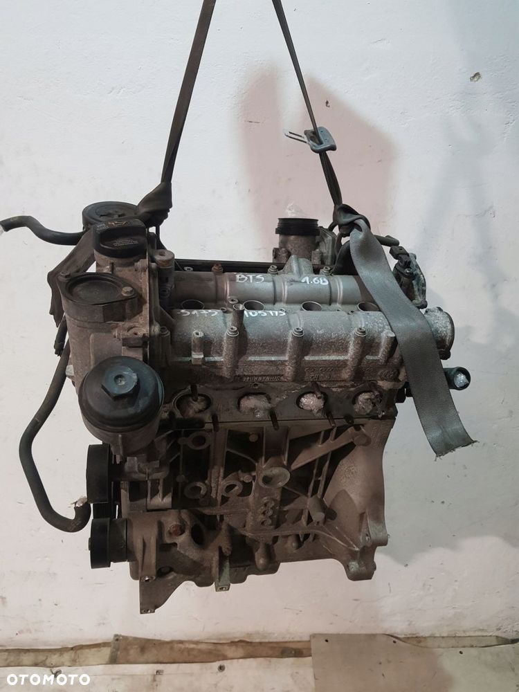 silnik bts 1.6 16v 105km vw audi seat skoda 105 tys km - 2
