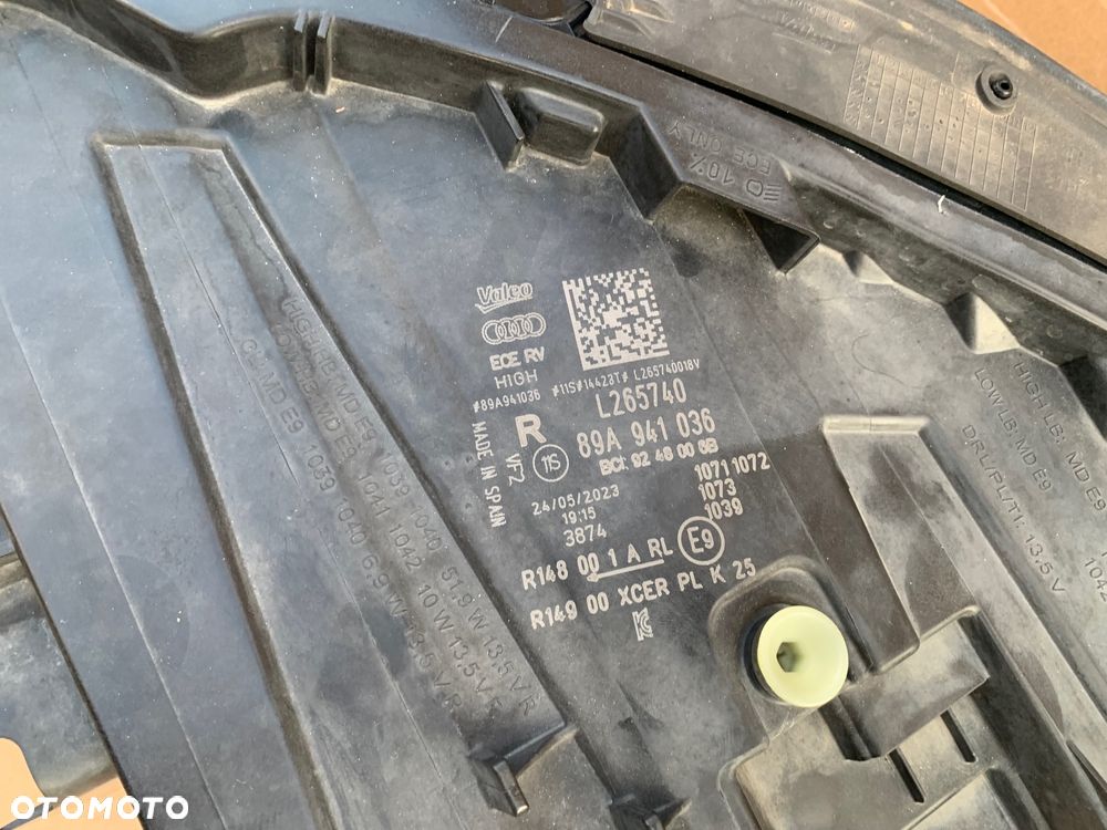 Lampa prawa przód Audi Q4 89A E-Tron Matrix - 12
