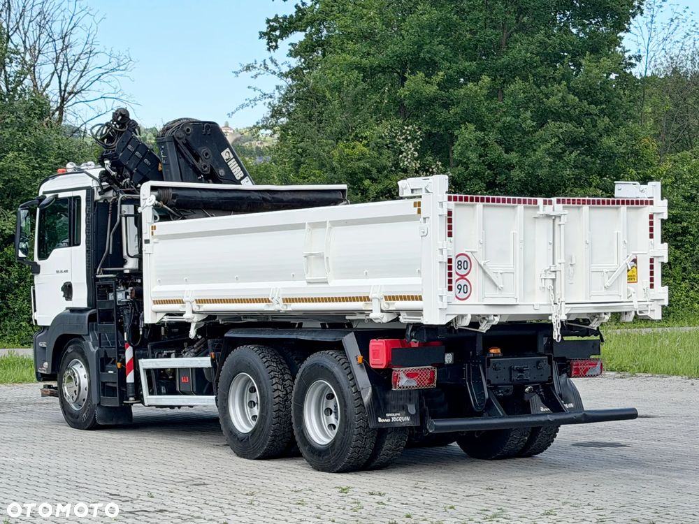 MAN TGS 26.400 *WYWROTKA 5,10m *HIAB 144 E - 3 HIDUO/PILOT *6x4 *STAN BDB - 7