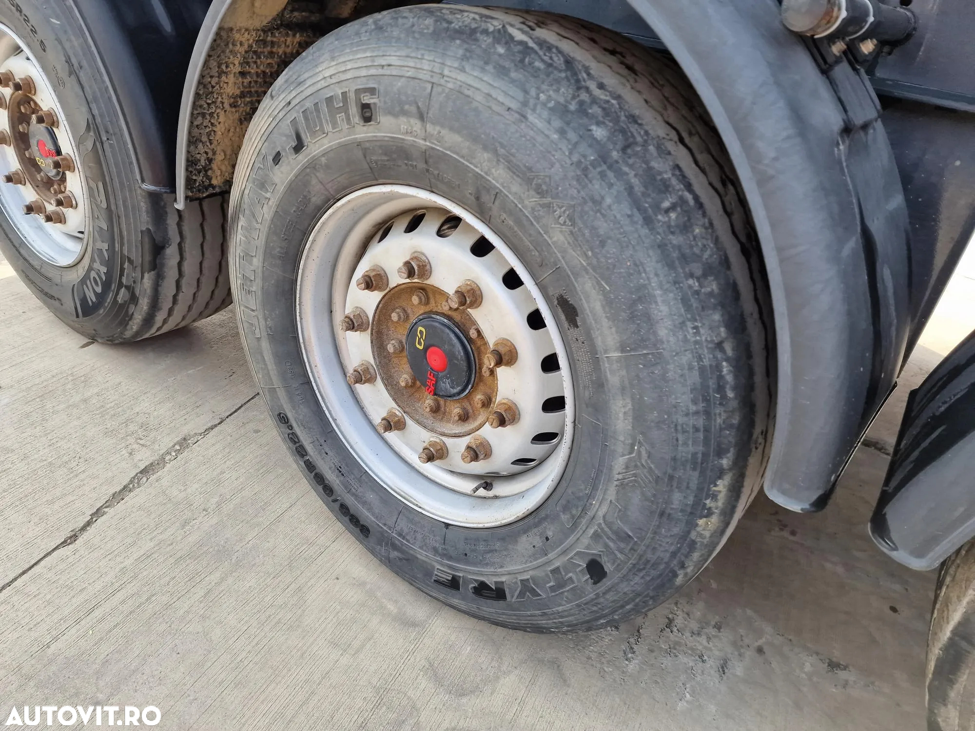 Meiller 28mc, axa liftabila, scena vizitare, 6,3t, picioare sprijin 21900 Eur+Tva,  anvelope 60% ok, frane disc, bara protectie spate, prelata, otel Hardox, STARE FOARTE BUNA, posibilitate leasing 4 ani, 21.900 EUR+Tva - 9