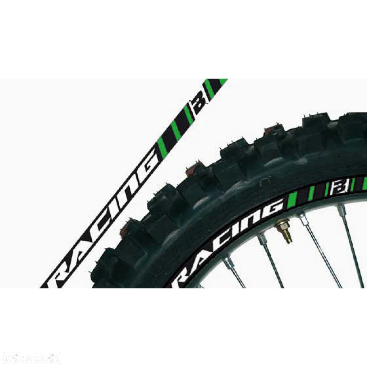 fitas jante blackbird verde - 1