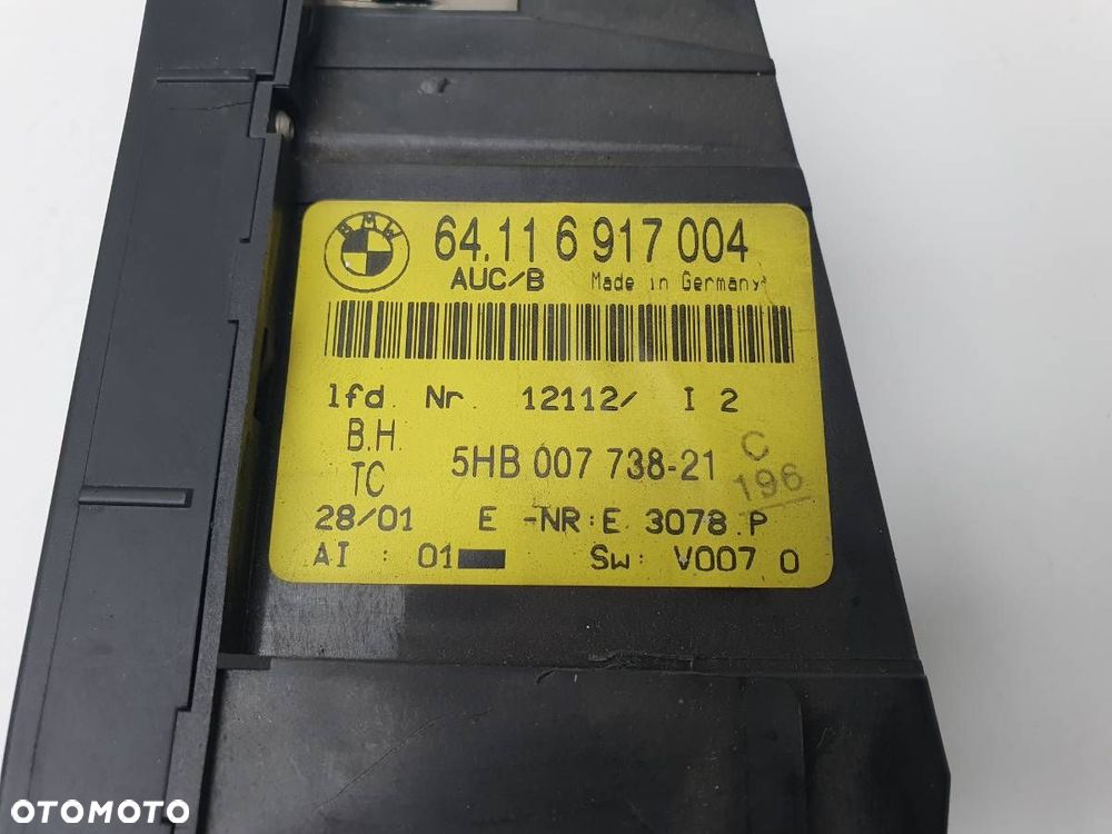 PANEL NAWIEWU 6917004 BMW E46 2001 EUROPA - 5