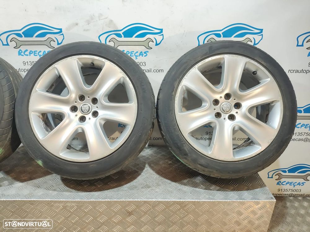 Conjunto Jantes 18 Originais Jaguar 8.5J ET49 5X108 8X231007BA - 5