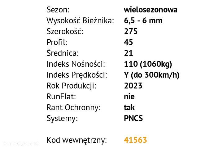 Pirelli Scorpion Zero All Season - 275/45 R21 - 3