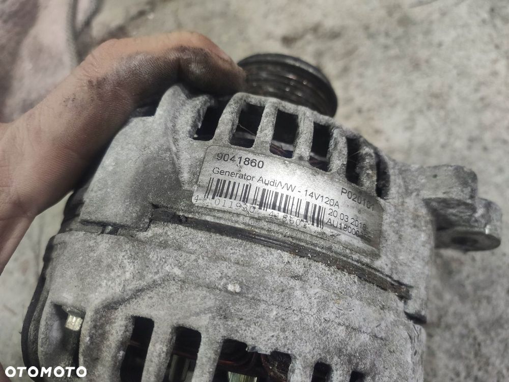CC ALTERNATOR VW AUDI SEAT SKODA 9041860 14V 120A - 4