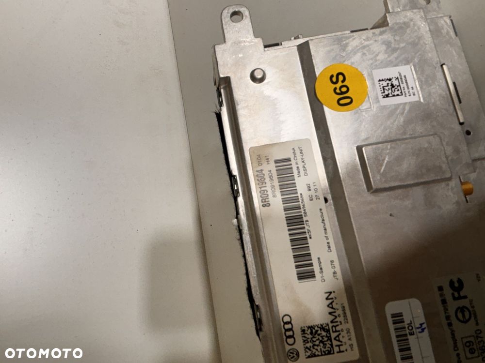 WYŚWIETLACZ LCD MMI 3G PLUS Q5 AUDI A5 8T 8F LIFT 8R0 919 604 - 3