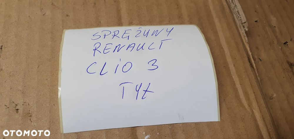 Sprężyny sprężyna tył tylne Renault Clio III 7L0853539 - 7