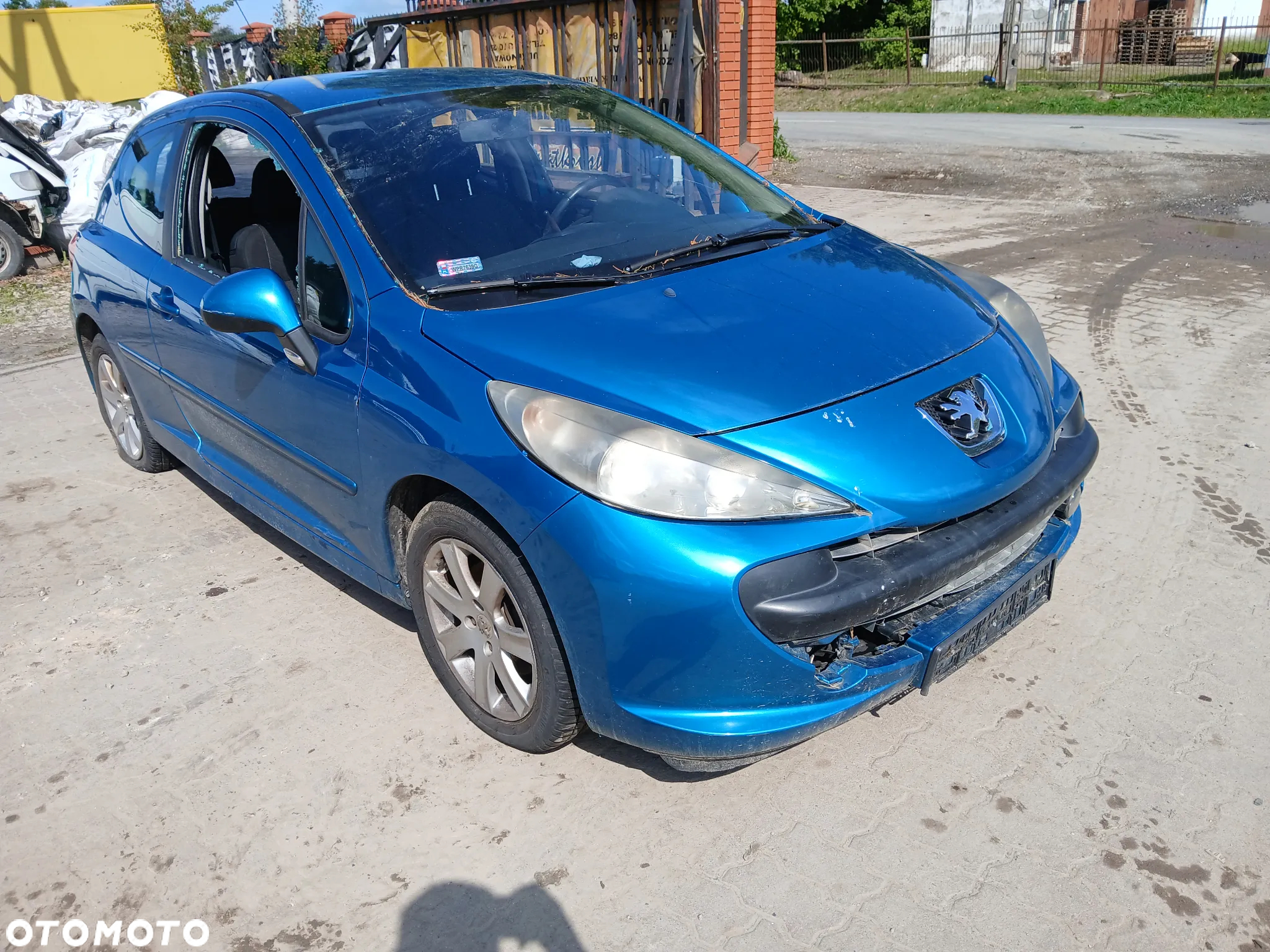 peugeot 207 KMU maska pokrywa silnika klapa bagażnika zderzak lampa reflektor pas przedni stop - 2