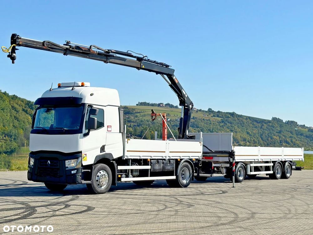 Renault C 440 * HIAB X-HIDUO 138 B-3 / PILOT + PRZYCZEPA* STAN BDB - 2