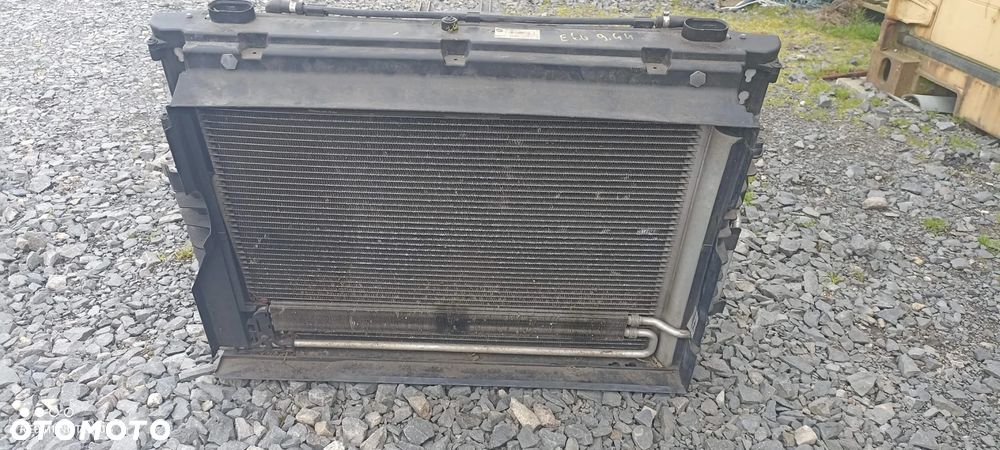 BMW E60 4.4 545 KOMPLET CHŁODNIC Wentylator WODA Wody Klimatyzacji - 1
