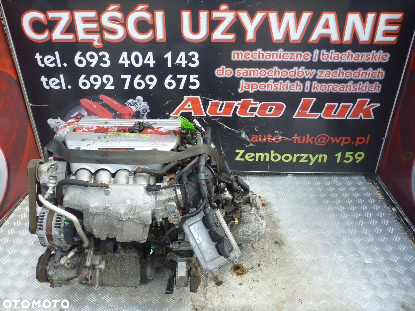 SILNIK KOMPLETNY SWAP HONDA CIVIC TYPE R 2.0 16V 201KM K20Z4 152 TYS - 1
