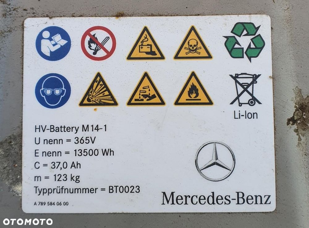 BATERIA AKUMULATOR HYBRYDA MERCEDES W213 A2053403800 - 5