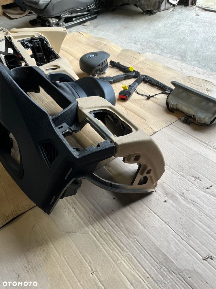 BMW 3 4 F30 F31 F32 F34 F36 DESKA ROZDZIELCZA KOKPIT KONSOLA HUD ARIBAG NAPINACZE ORYGINAŁ KOMPLET - 5