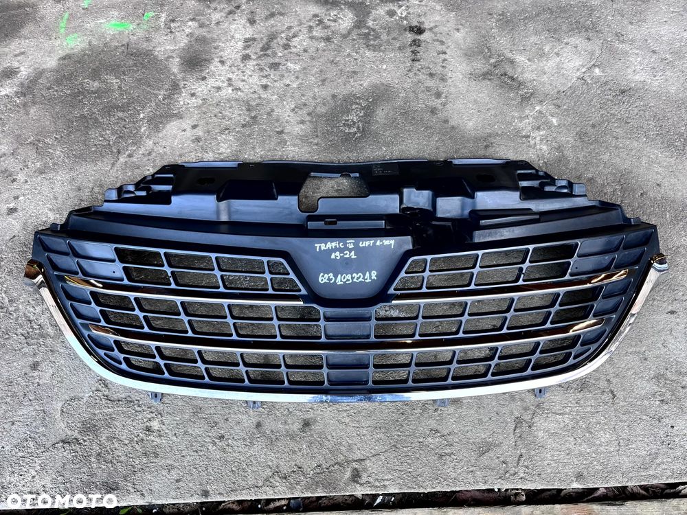 RENAULT TRAFIC III I-SZY LIFT 2019-2021 ATRAPA CHŁODNICY GRILL ZDERZAKA PRZÓD 623109221R - 1