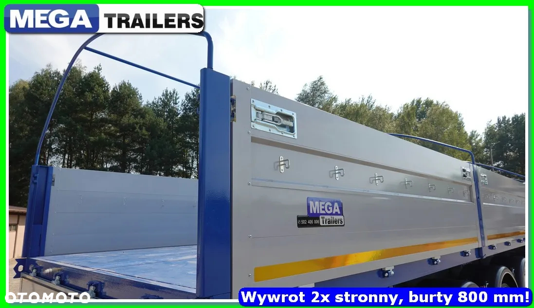 Inny Platforma z wywrotem, 2 strony, 12,60 m, burta 800 mm! - 34