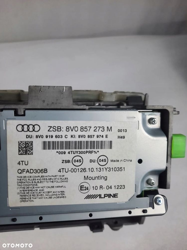 AUDI A3 8V EKRAN WYŚWIETLACZ NAVI MMI WINDA - 5