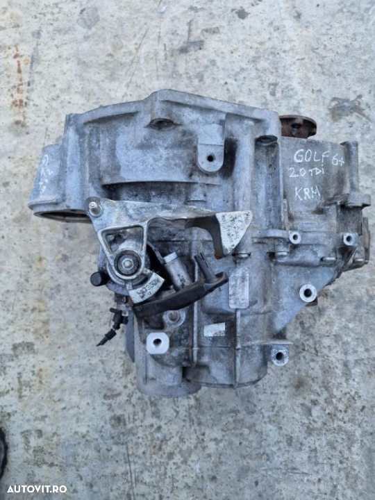 Cutie viteza manuala 6+1trepte Vw golf 6 plus motor 2.0 tdi cod cutie KRM