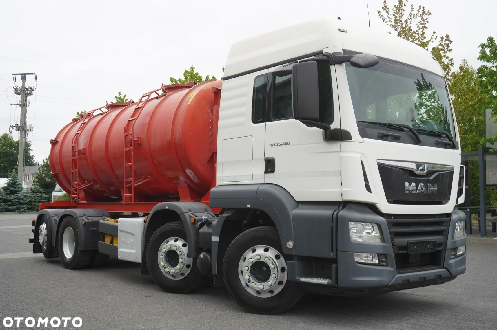 MAN TGS 35.420 8×2 / NOWA Beczka asenizacyjna 13000 l / 3 osie skrętne - 6