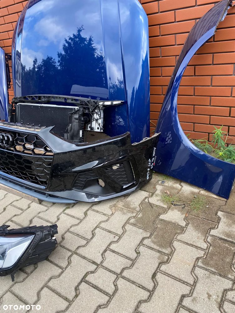 ZDERZAK LAMPA  BŁOTNIK MASKA PAS AUDI A4 8W5 B9 2020- s line - 2