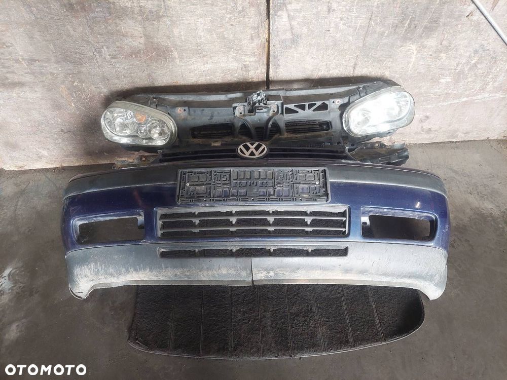 KOMPLETNY PRZÓD ZDERZAK PRZÓD LAMPY PAS PRZEDNI VOLKSWAGEN GOLF IV LB5N - 1