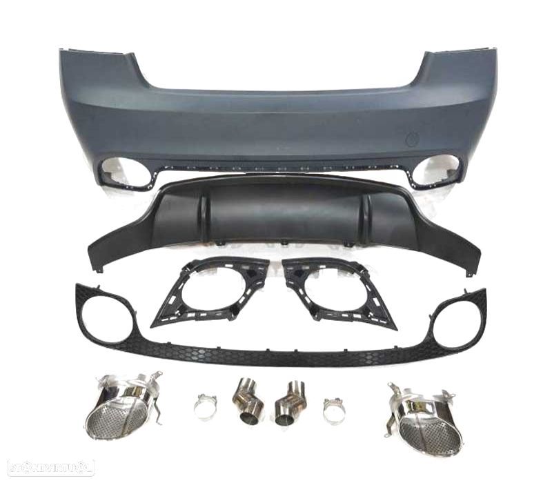 PARA-CHOQUES TRASEIRO AUDI A5 8T COUPE 07-15 LOOK RS5 - 4