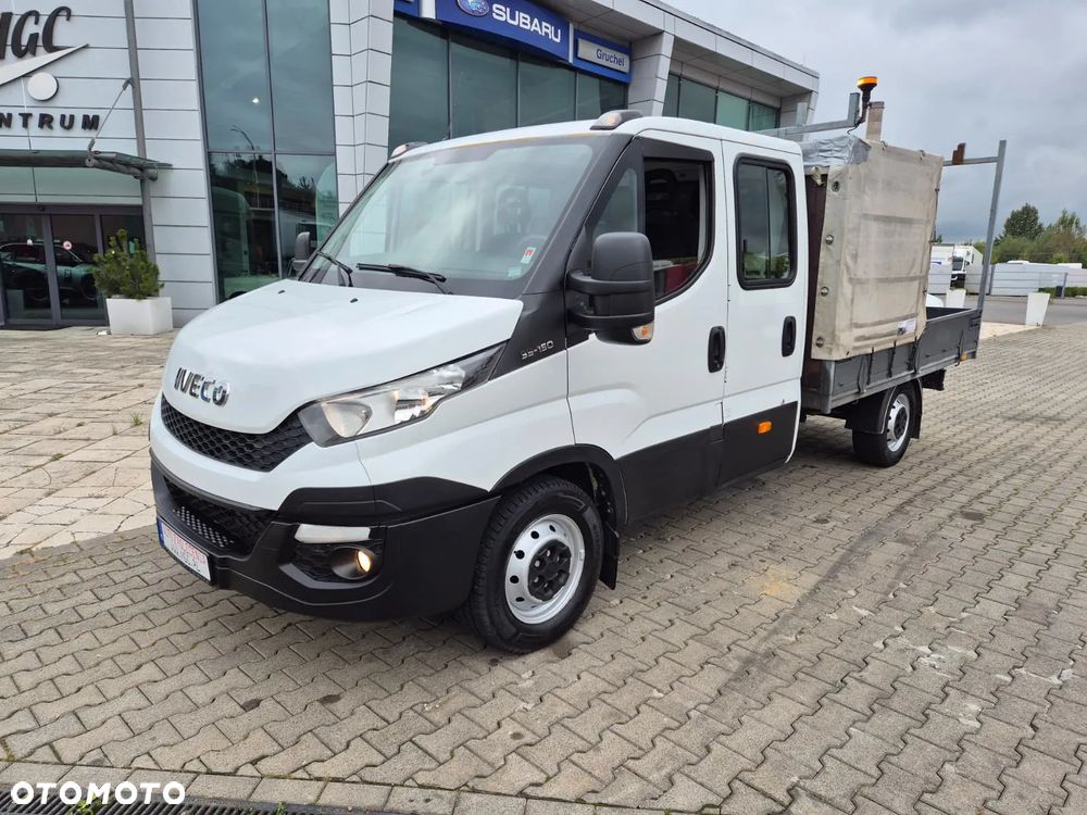Iveco Daily 35S15 / SKRZYNIA / DOKA / 7 MIEJSC / WEBASTO / 1 WŁ / BEZWYPADKOWY / EURO 6 - 1