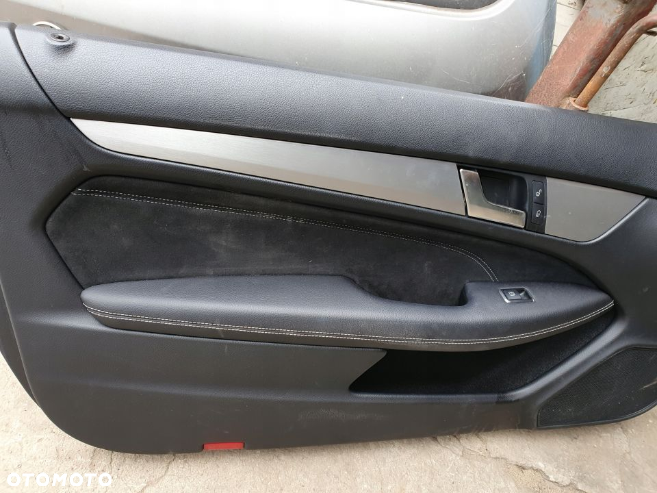 FOTELE KANAPA BOCZKI MERCEDES C W204 LIFT COUPE ALCANTARA ORYGINAL DEMONTAZ - 12