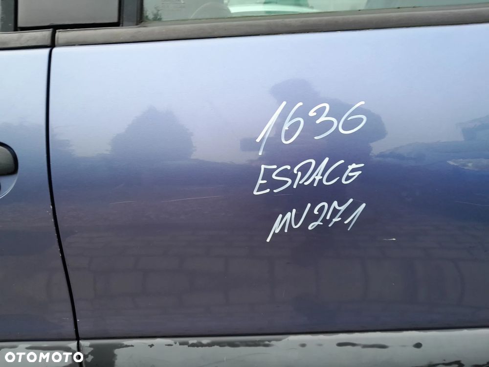 RENAULT ESPACE III DRZWI LEWE TYLNE LEWY TYŁ KOLOR: MV271 - 2
