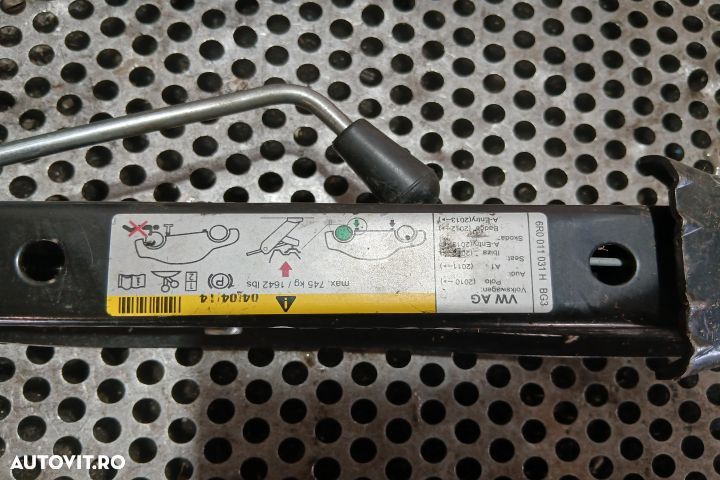 Cric 6R0011031H 6R0011031H Volkswagen VW Polo 5 6R [2009 - 2015] Hatc - 2