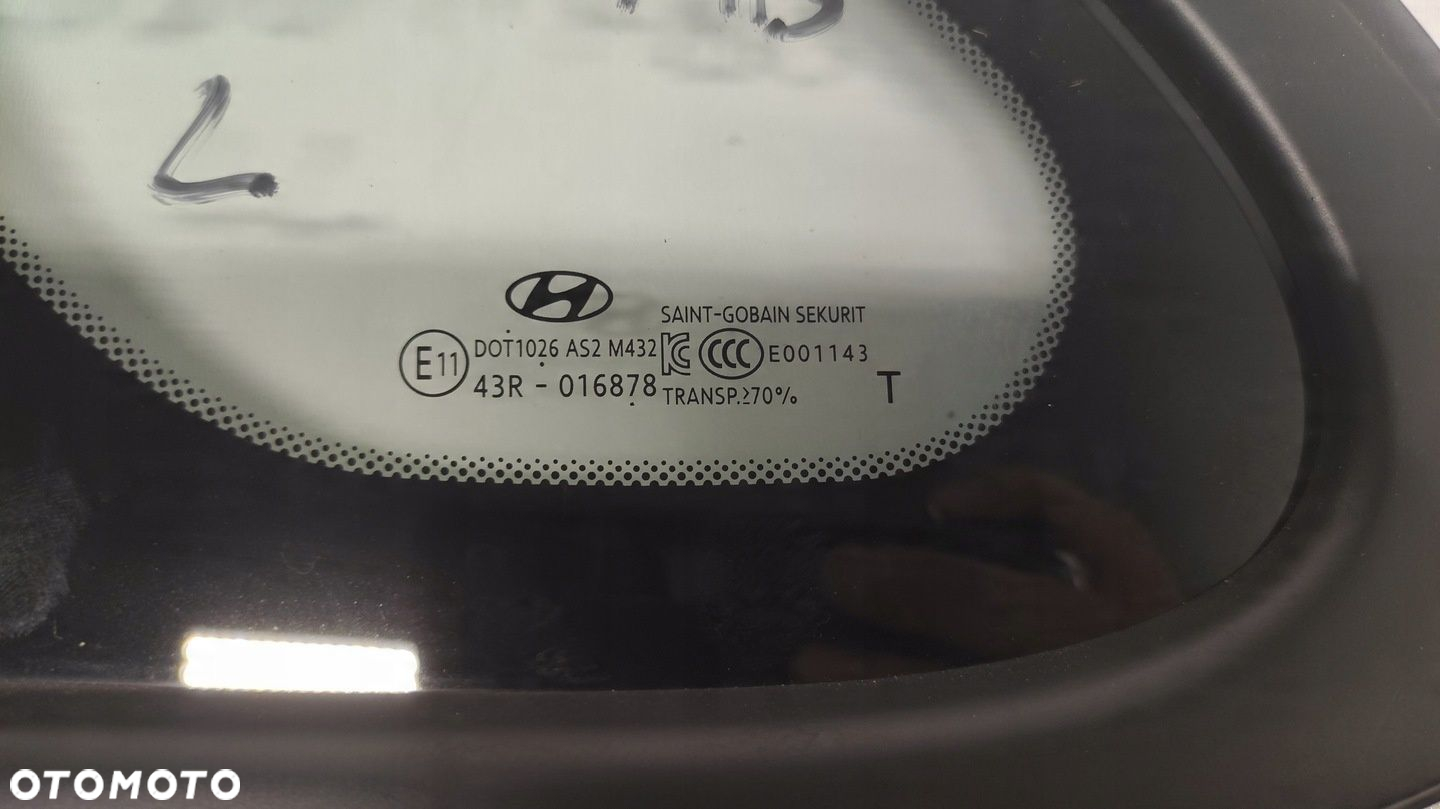 HYUNDAI I30 III HB SZYBA KAROSERYJNA LEWA TYŁ TYLNA 17-24 - 3