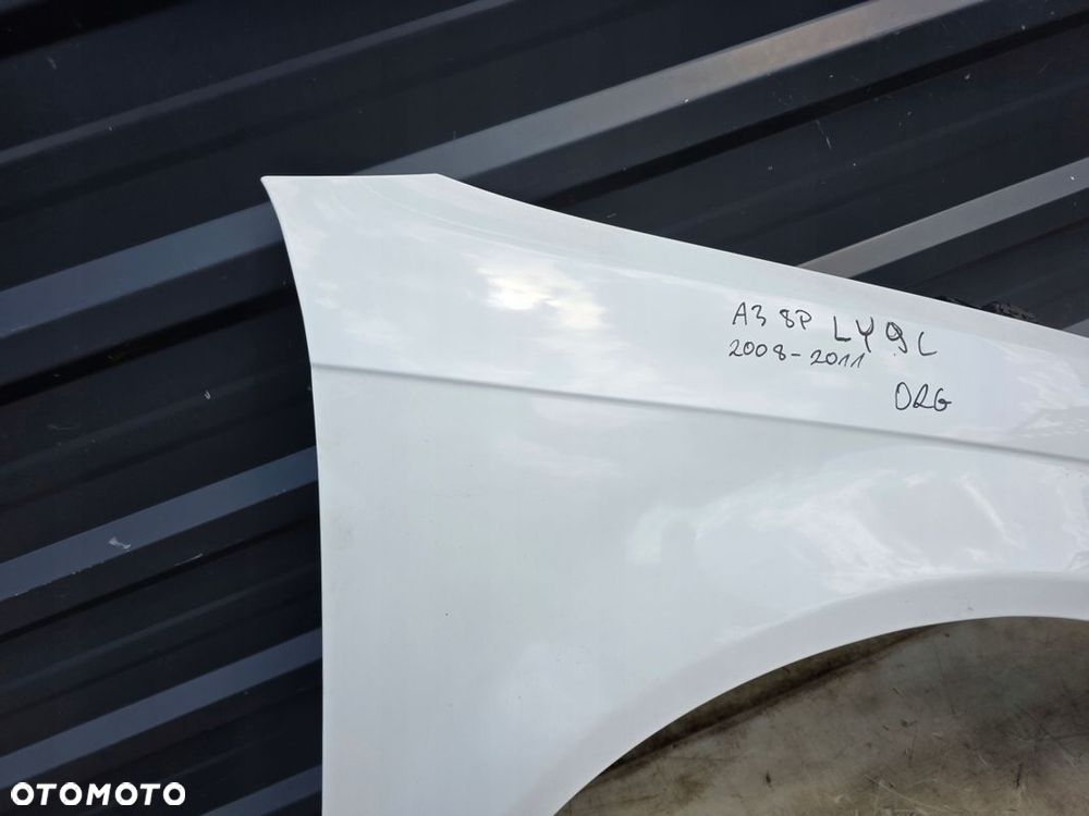 BŁOTNIK PRAWY PRZÓD AUDI A3 8P LIFT LY9C 2008-2012 ORYGINAŁ ! *3* - 5