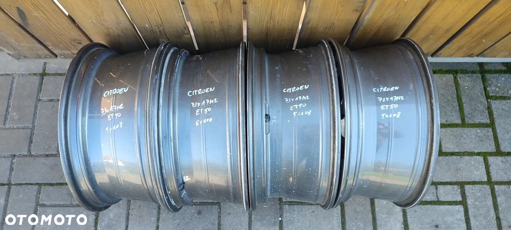 FELGI ALUMINIOWE 9677090377 5x108 7Jx17 CALI ET50 CITROEN PICASSO 4 SZTUKI KOMPLET - 12