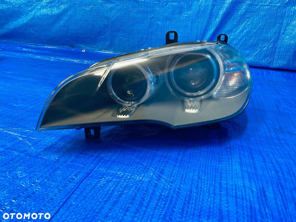 REFLEKTOR LAMPA LEWA PRAWA LEWY PRAWY PRZÓD PRZEDNIA XENON KSENON BI-XENON NIESKRĘTNY LCI BMW X5 E70 LIFT 11R ; 7240787 7240788 63117240787 63117240788 ORYGINAŁ EUROPA - 13