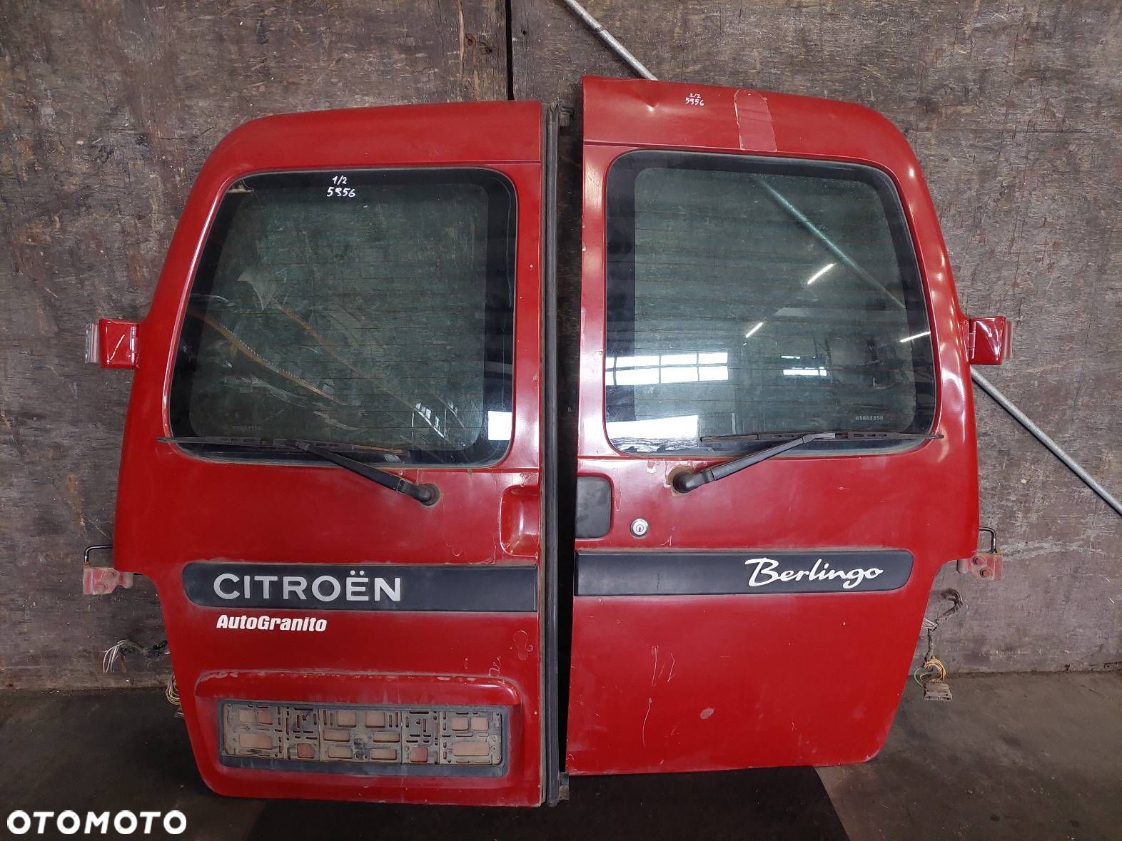 DRZWI KOMPLETNE PRAWY LEWY TYŁ SKRZYDEŁKA CITROEN BERLINGO I KJFB - 1