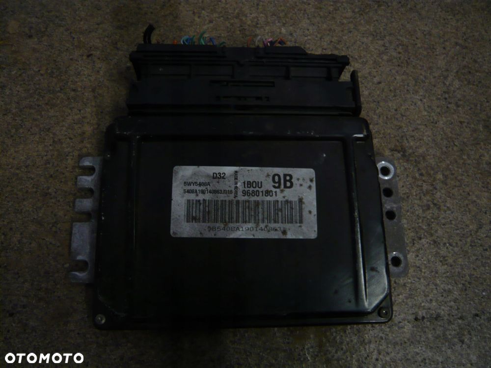 komputer sterownik silnika 96801801 chevrolet matiz - 1