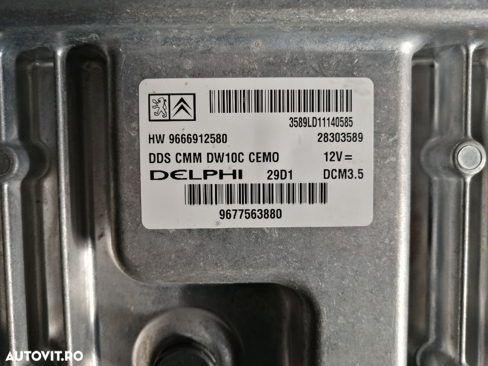 Calculator Motor Ecu Peugeot 508 2.0 Hdi Automat Factura Si Garantie - 3