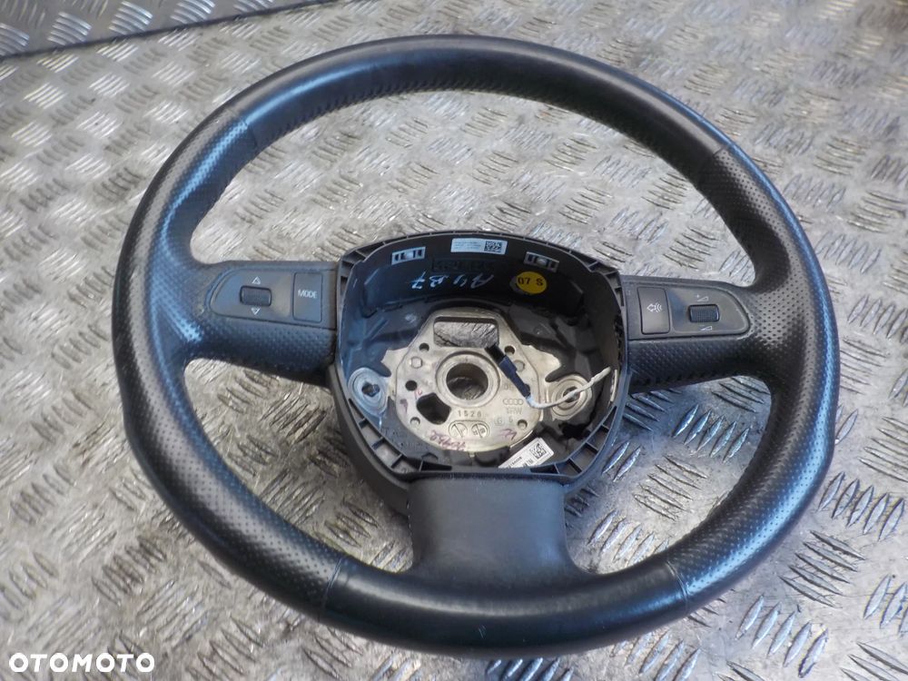 AUDI A4 B7 KIEROWNICA CZARNA SKÓRA MULTIFUNKCJA ŁOPATKI 8P0419091BM - 6