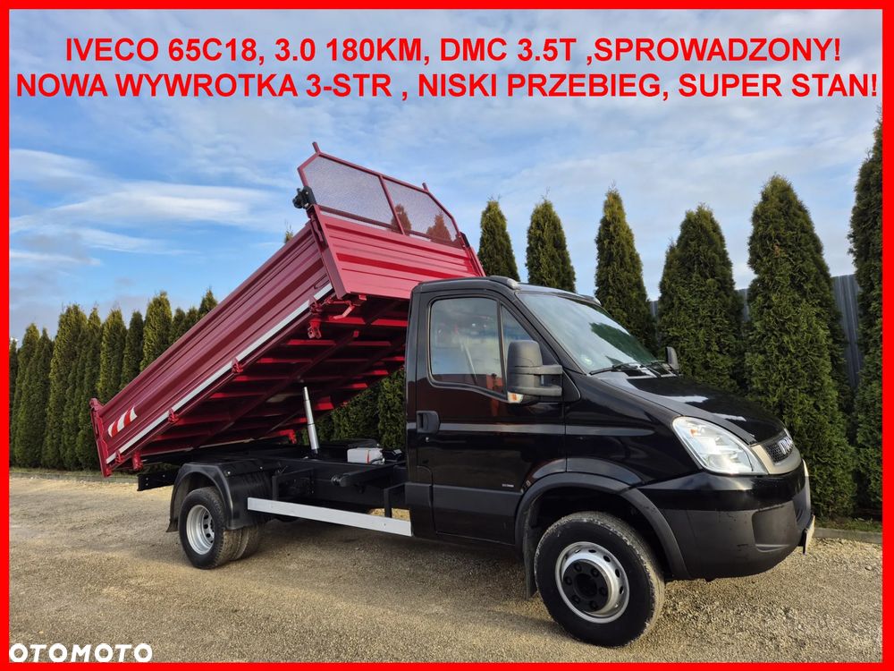 Iveco 65C18 / 3.0 180KM/ Nowa Wywrotka 3-stronna/ - 2