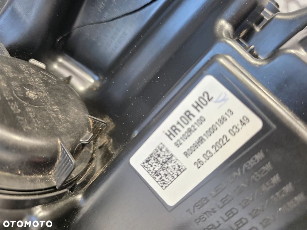 KIA SPORTAGE 5 V 22- PRAWY FULL LED PRAWA LAMPA PRZEDNIA PRZÓD , NR 92102R2100 , NR AUKCJI LPP259 - 22