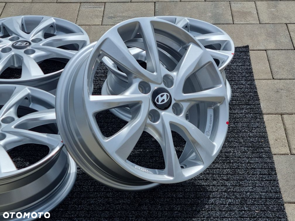 Hyundai 15 " nowe felgi alu i10 i20 Bayon Inster 4x100 srebro alufelgi - 3