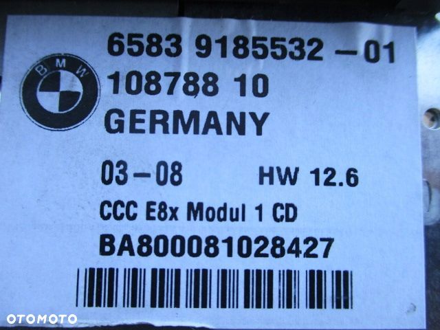 nawigacja czytnik nawigacji CCC bmw e81 e82 e87 - 3