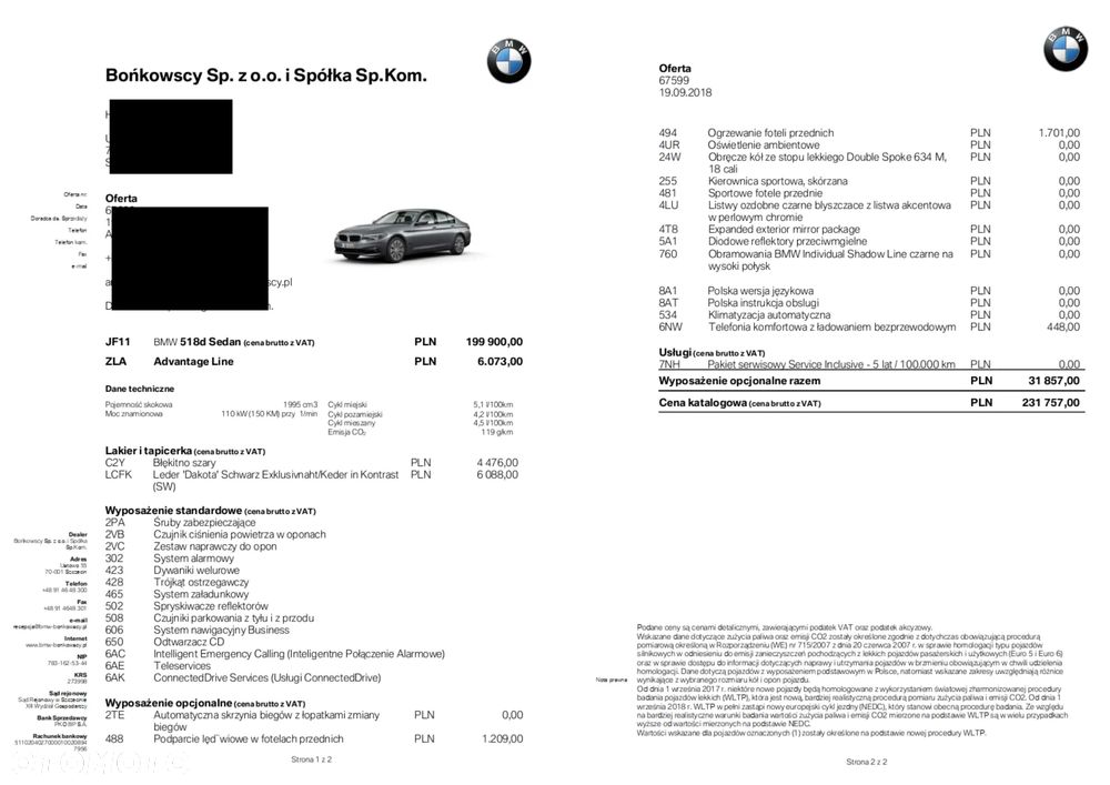 BMW Seria 5 518d Advantage sport - 40