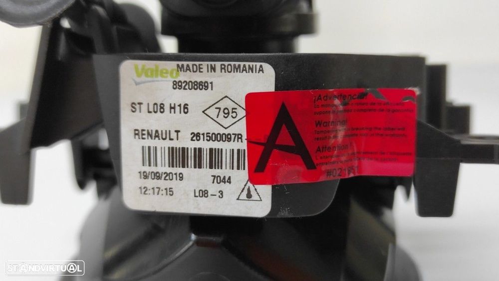 FAROL DE NEVOEIRO DIREITO SMART FORTWO CABRIO ELECTRIC DRIVE (453.491) - 2