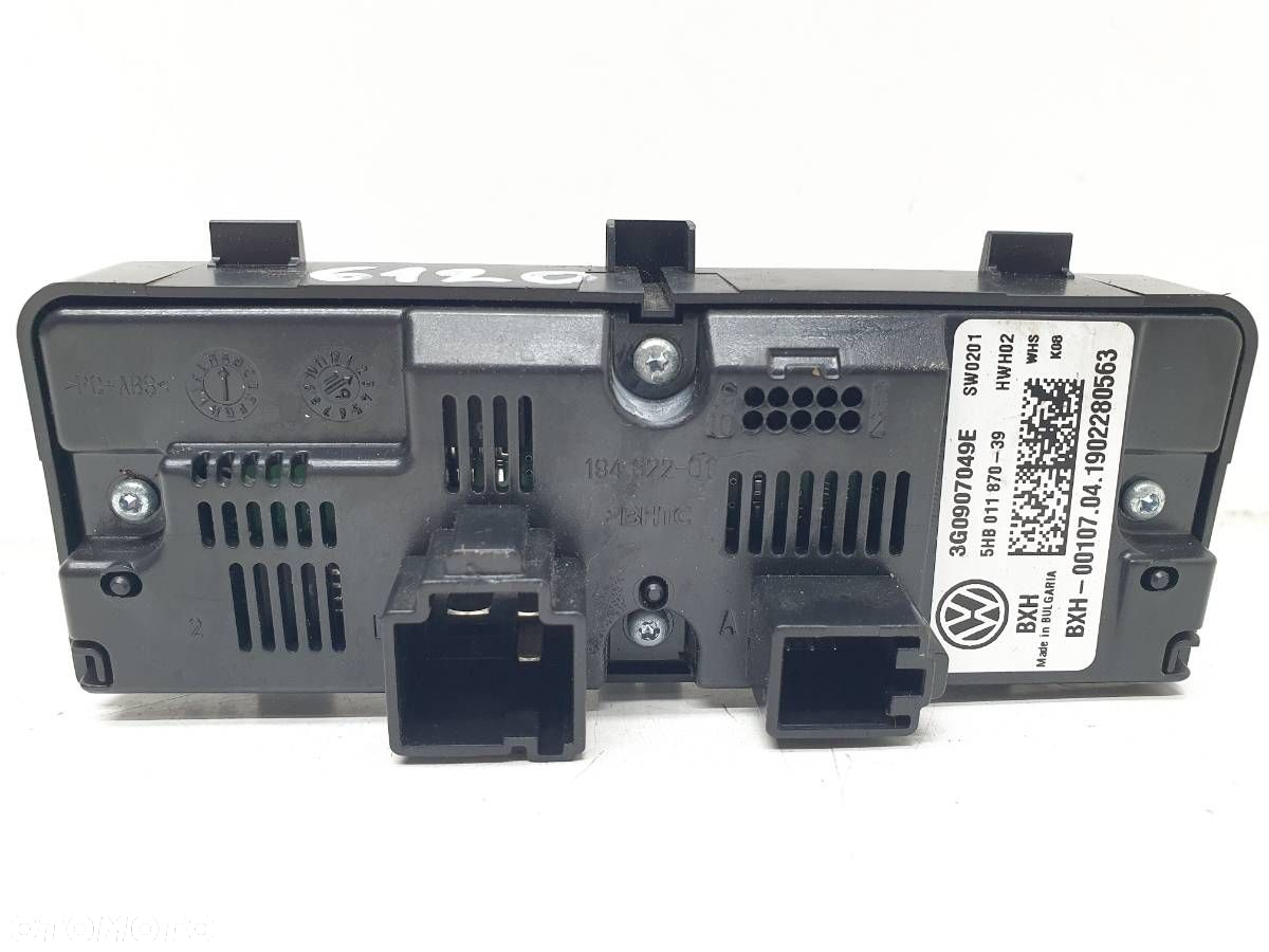 PANEL STEROWANIA NAWIEWU KLIMATYZACJI TYŁ TYLNY VW ARTEON 3G0907049E - 4
