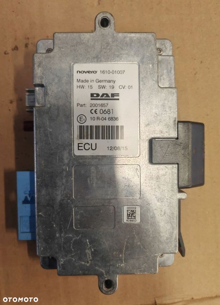 MODUŁ STEROWNIK KOMPUTER TELEFONU ECU DAF XF 106 / CF / LF EURO 6 2001657 - 1