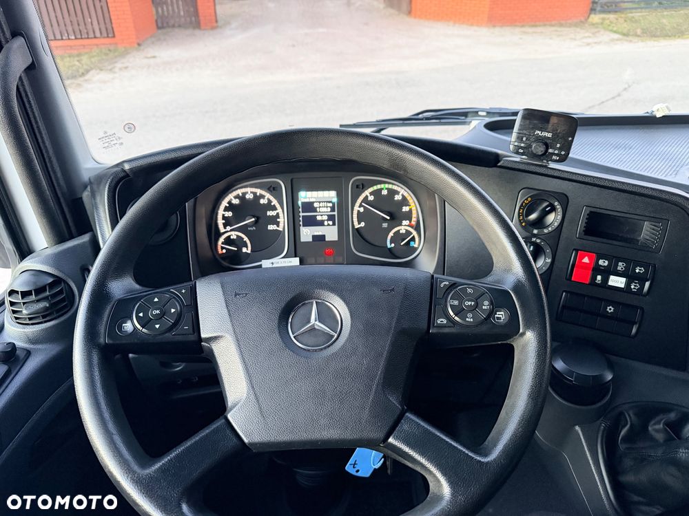 Mercedes-Benz ATEGO  /EURO 6 /3 MIEJSCA/KONTENER+WINDA/IZOTERMA/ASO/NISKI PRZEBIEG 62.000km!! - 12
