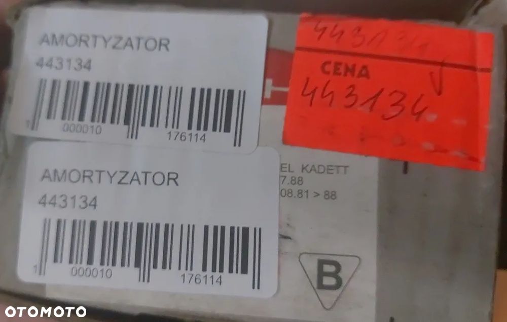 Amortyzatory tył Komplet pasują do Opel Kadett - 2