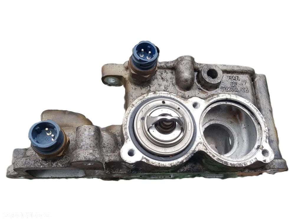 OBUDOWA TERMOSTATU MAN TGX TGS EURO 6 LIFT 460 KM 500 KM 51064043115 - 3