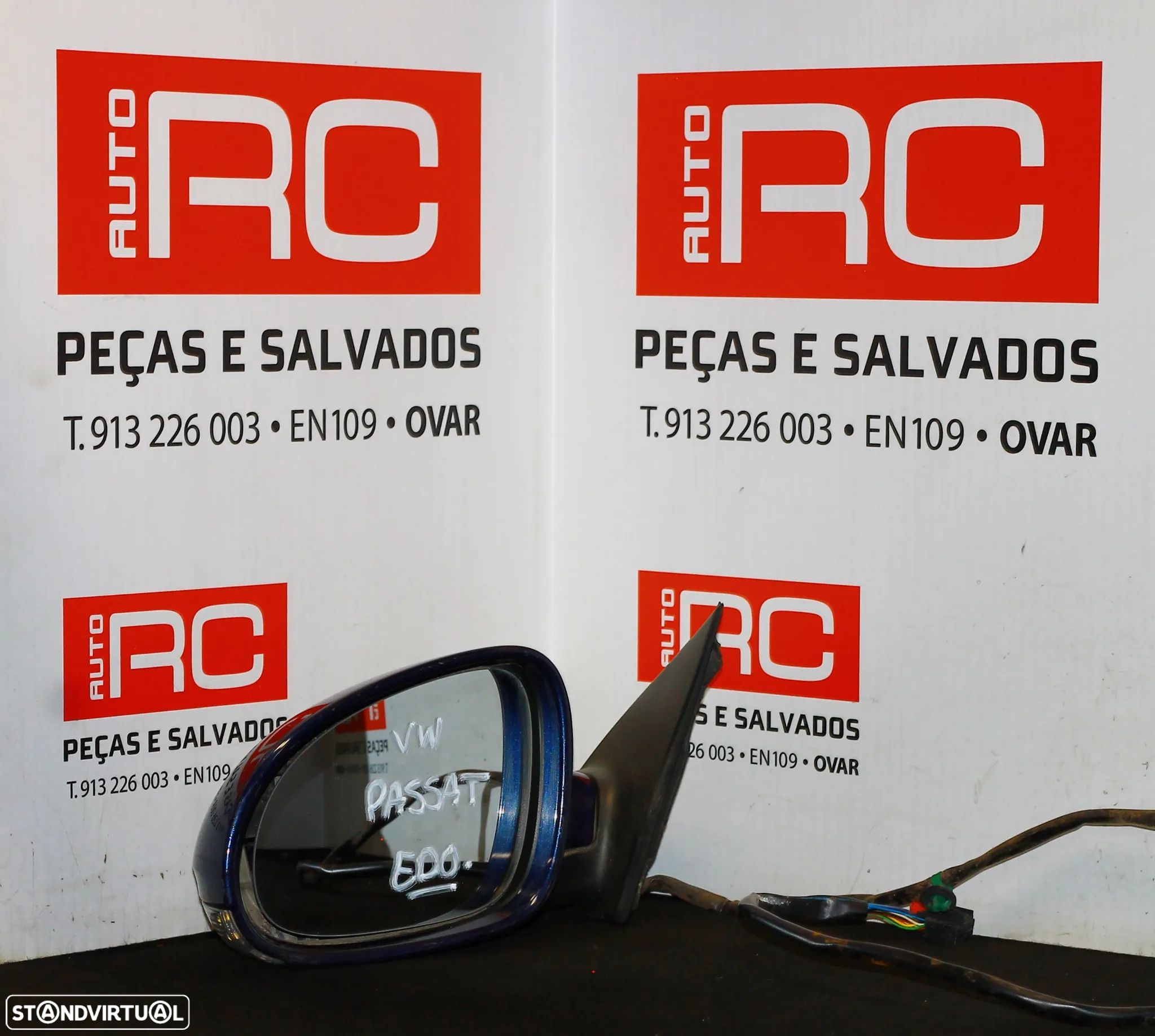ESPELHO RETROVISOR ESQUERDO VW PASSAT - 1