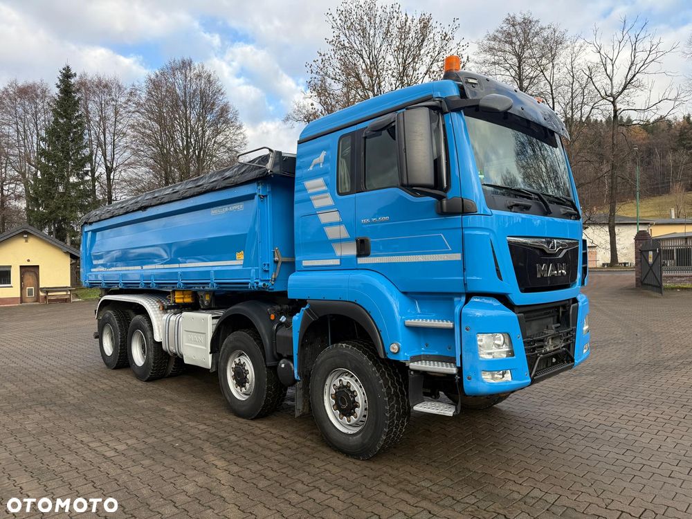 MAN 35.500 TGS wywrotka 8x6, 3-str. MEILLER, BORDMATIC, 283 t.km., TOP! - 4